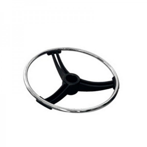 Verchromter Fußstützenring mit einer Höhe von 59 bis 85 cm Verchromter Fußstützenring mit einer Höhe von 59 bis 85 cm